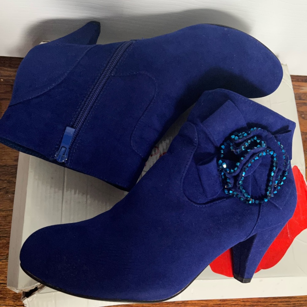 Royal Blue Booties